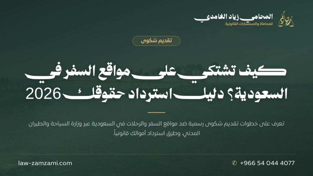 كيف تشتكي على مواقع السفر في السعودية؟ دليل استرداد حقوقك 2026